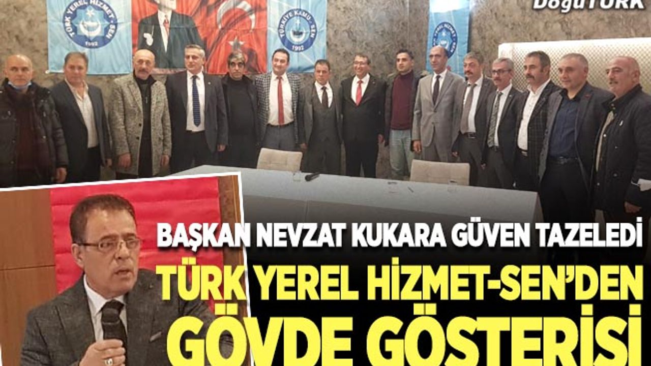 Türk Yerel Hizmet-Sen’den gövde gösterisi