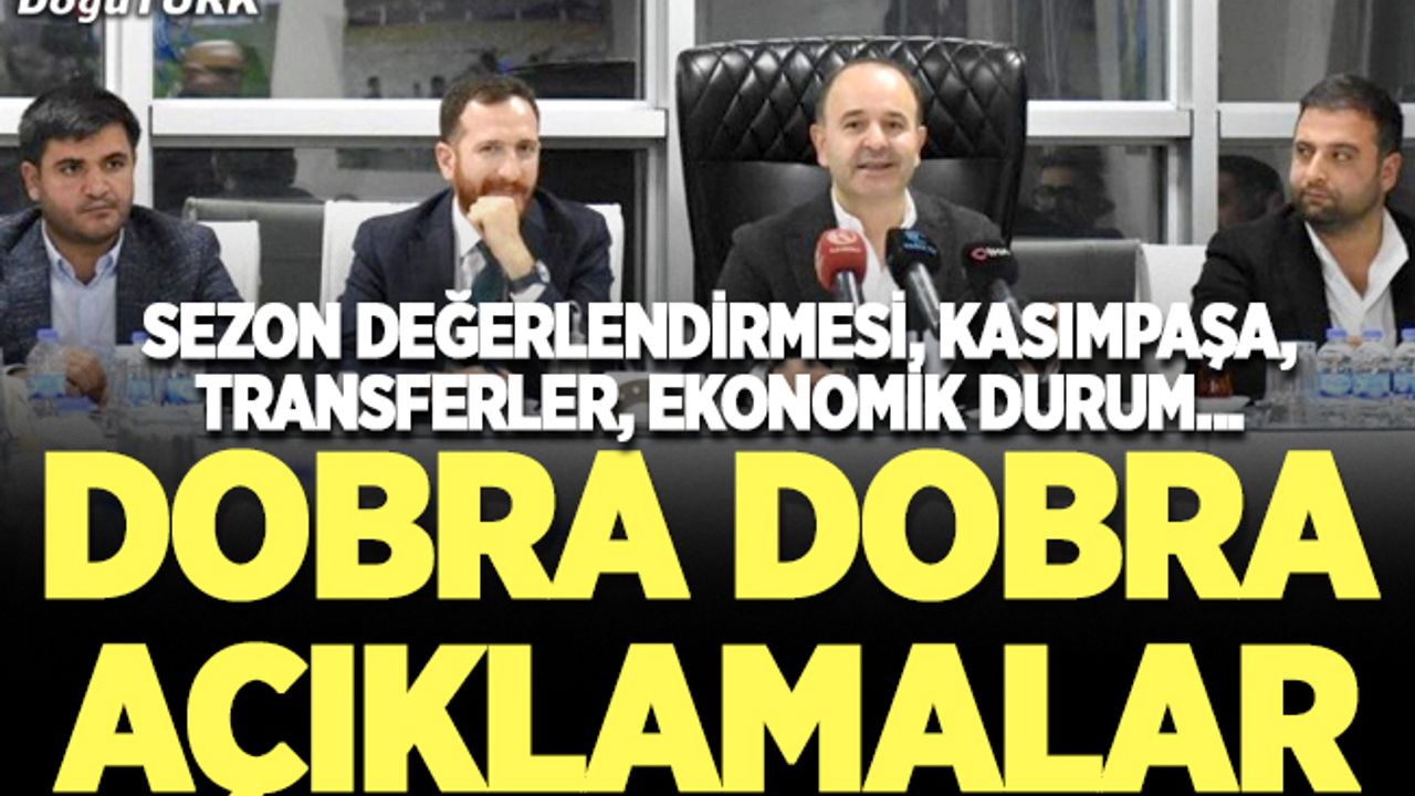 Yönetim basınla buluştu; Dobra dobra açıklamalar…