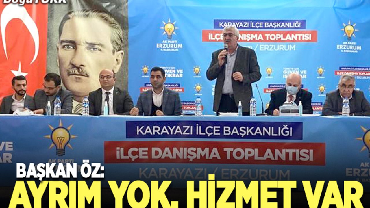 Öz: Ayrım gözetmeden hizmet götürüyoruz