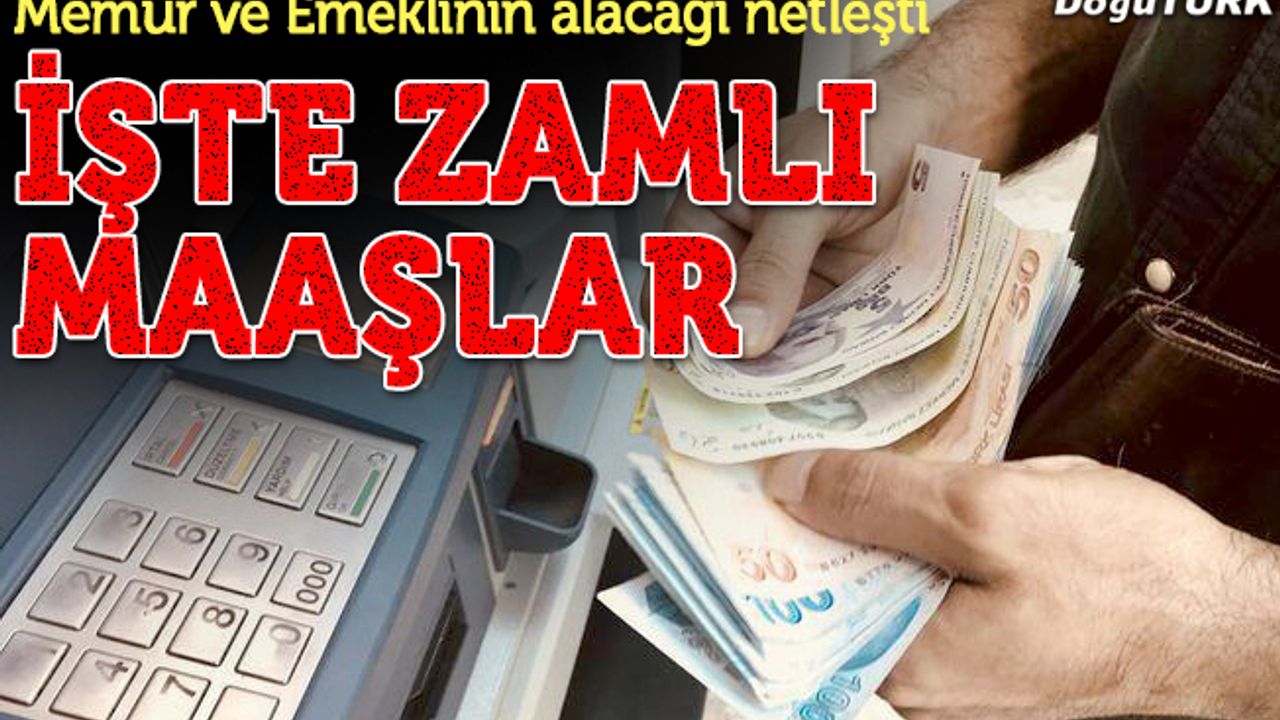 İşte yeni rakamlarla meslek meslek emekli ve memur maaşları tablosu