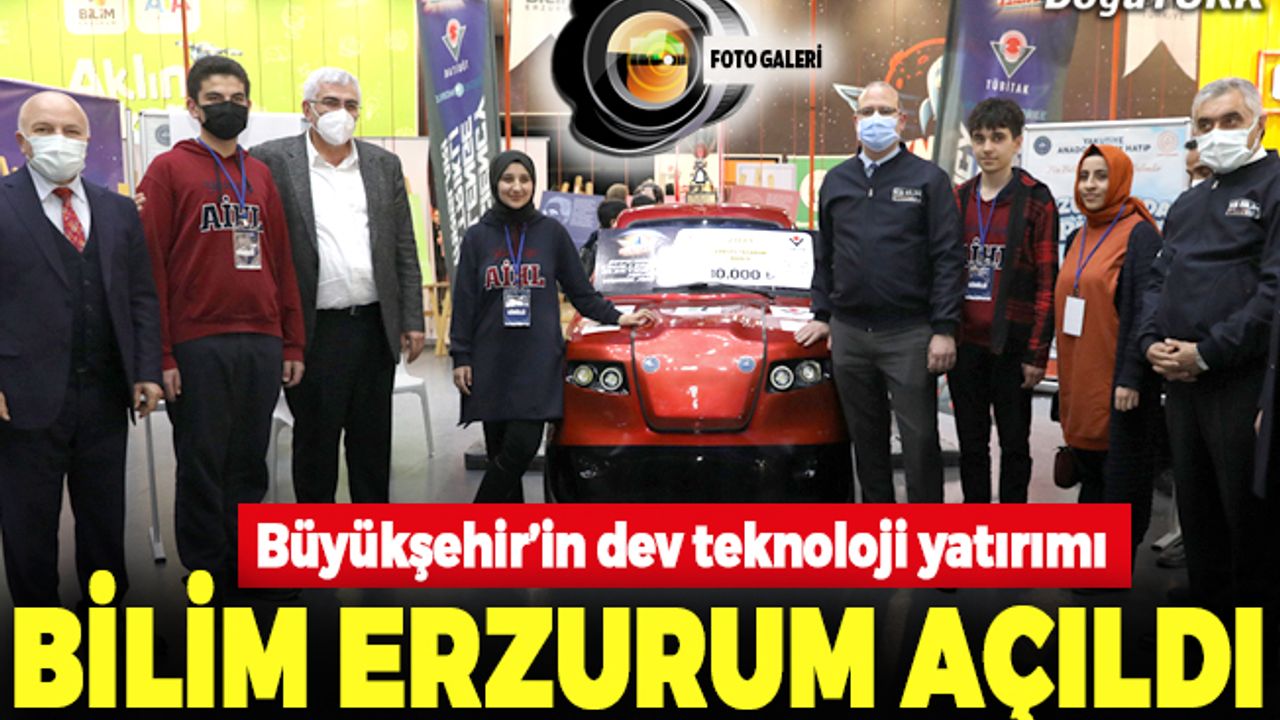 Büyükşehir’in dev teknoloji yatırımı: Bilim Erzurum açıldı