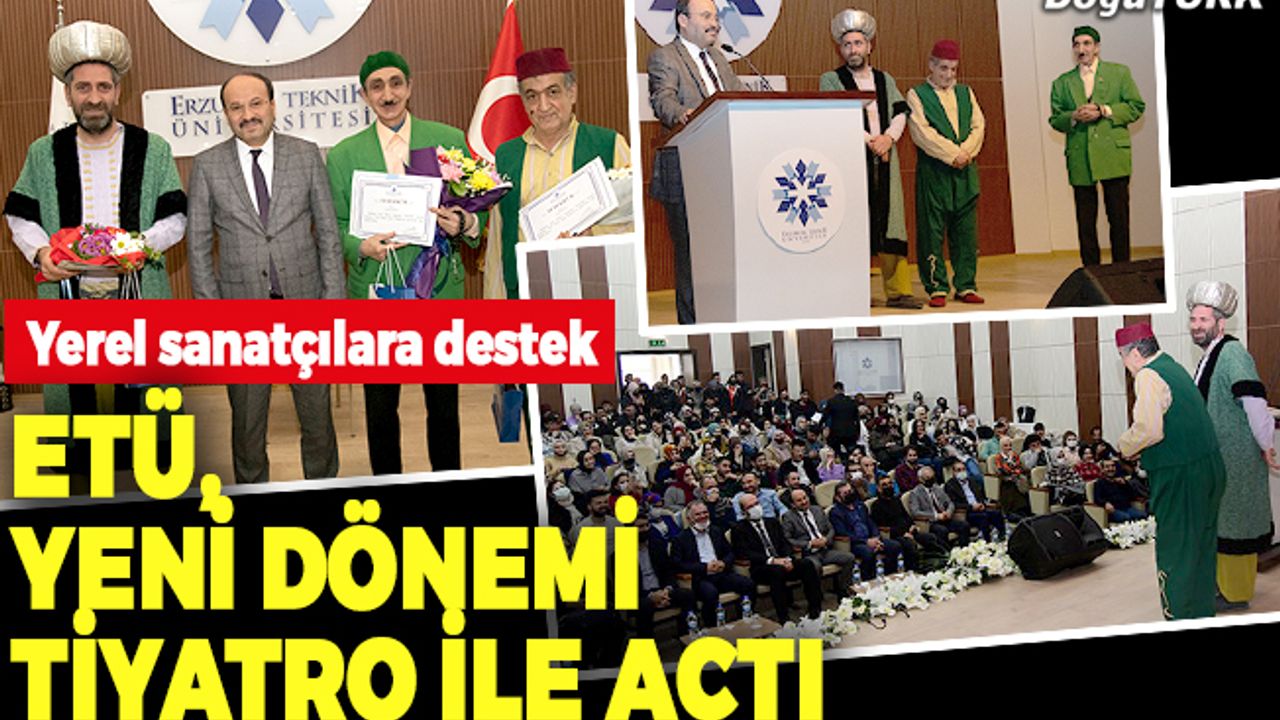 ETÜ'de yeni dönem tiyatro gösterisi ile açıldı