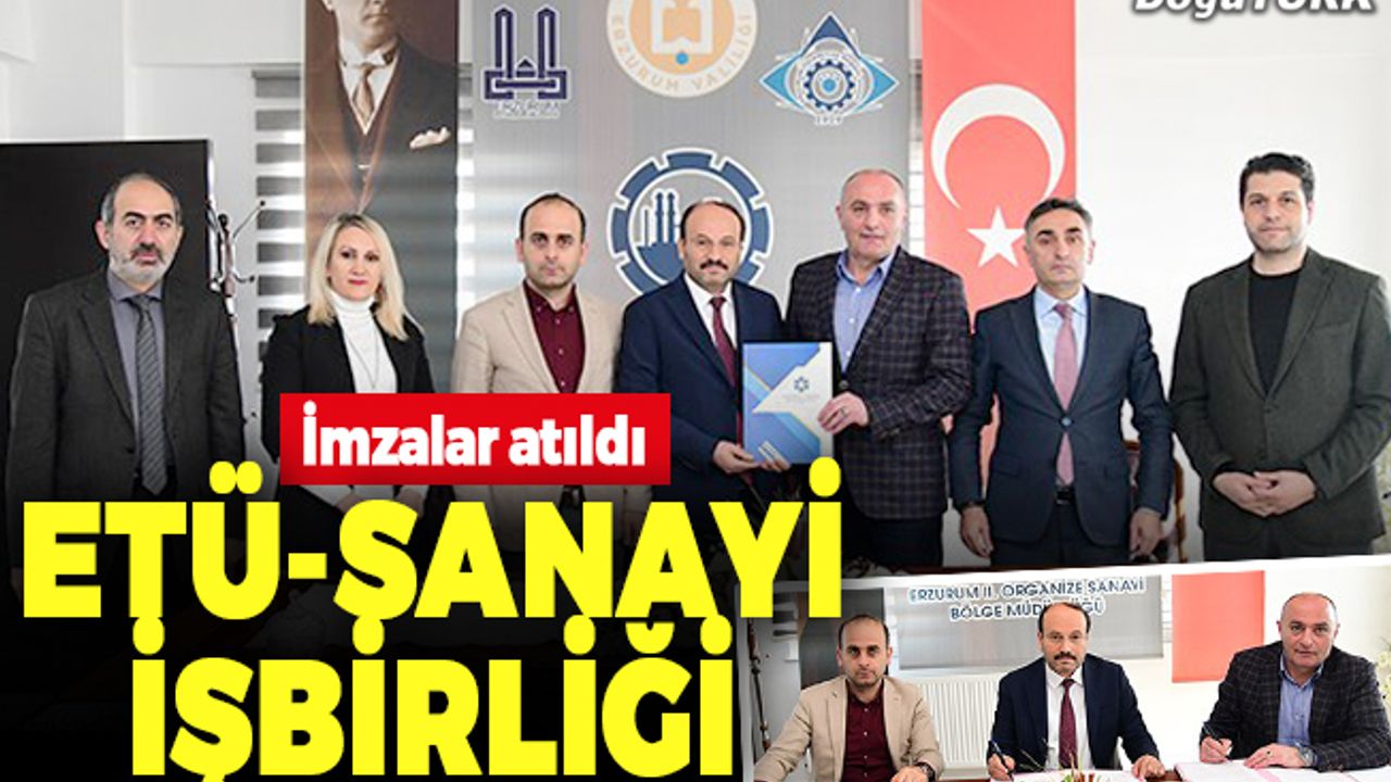 ETÜ-Sanayi işbirliği için imzalar atıldı