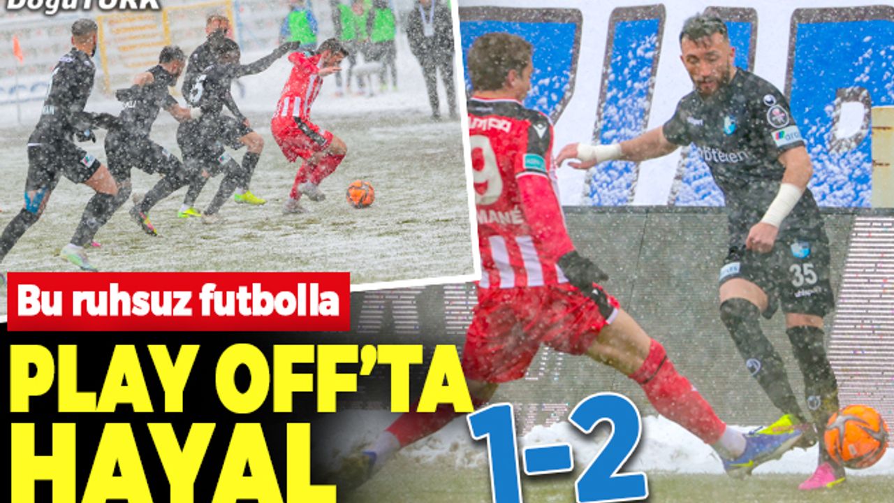 Bu ruhsuz futbolla ‘play-off’ta hayal