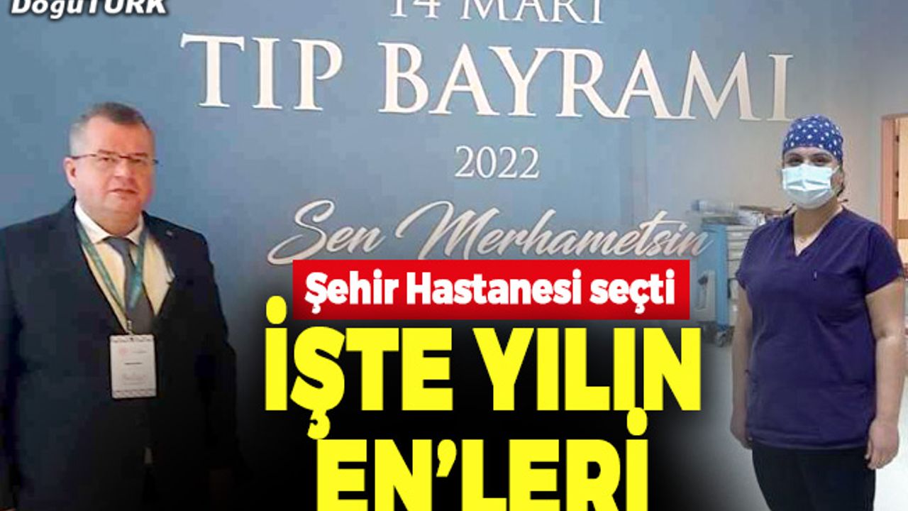 Şehir Hastanesi yılın sağlık personellerini seçti
