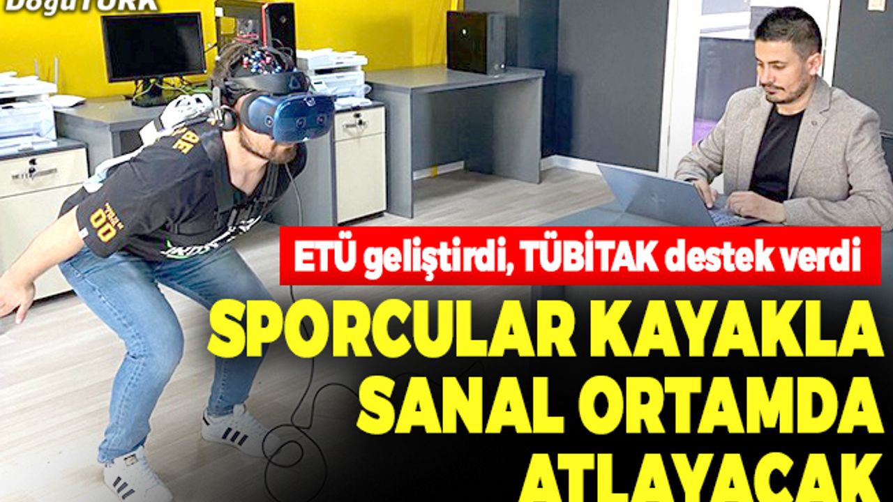 Sporcular kayakla sanal ortamda atlayacak