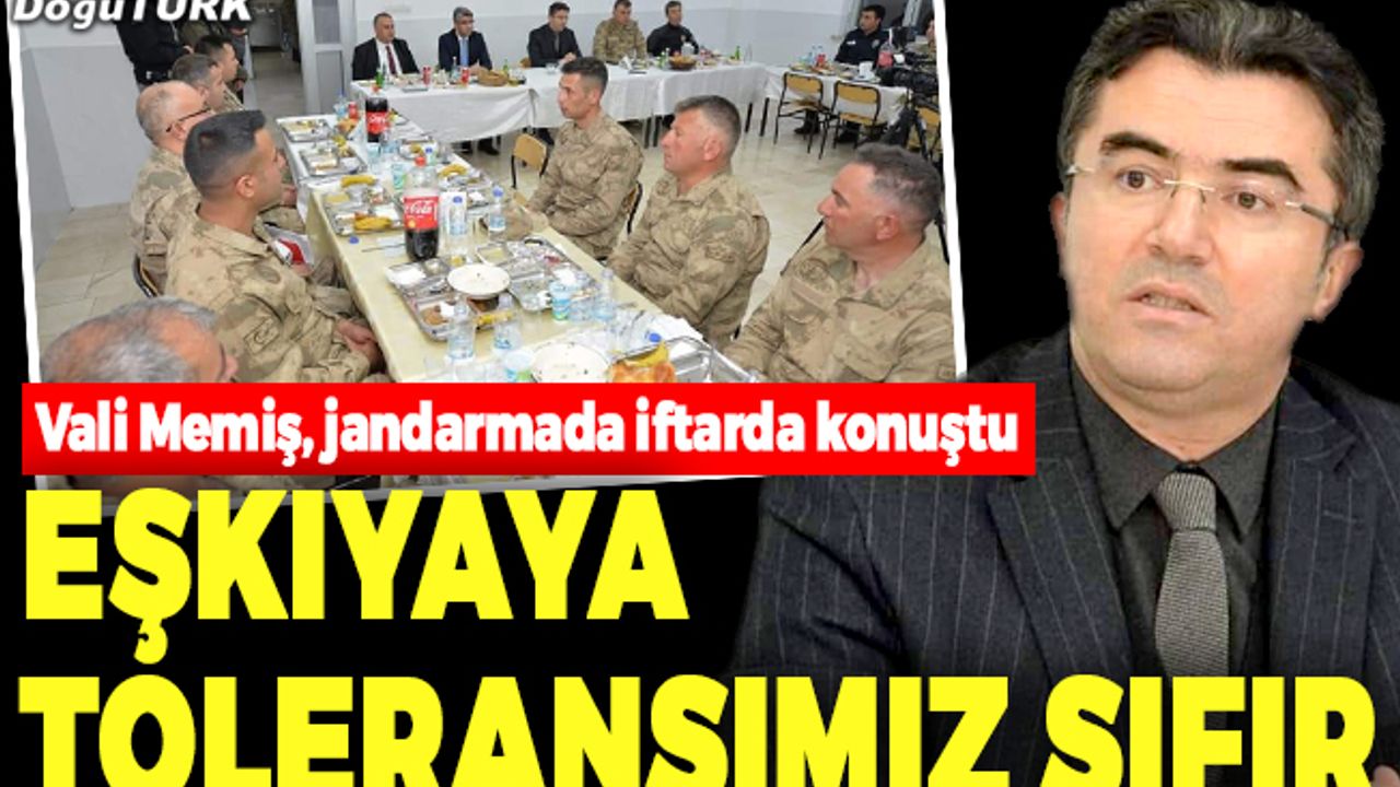 Vali Memiş meydan okudu; Ya taraf, ya da bertaraf olacaksınız!