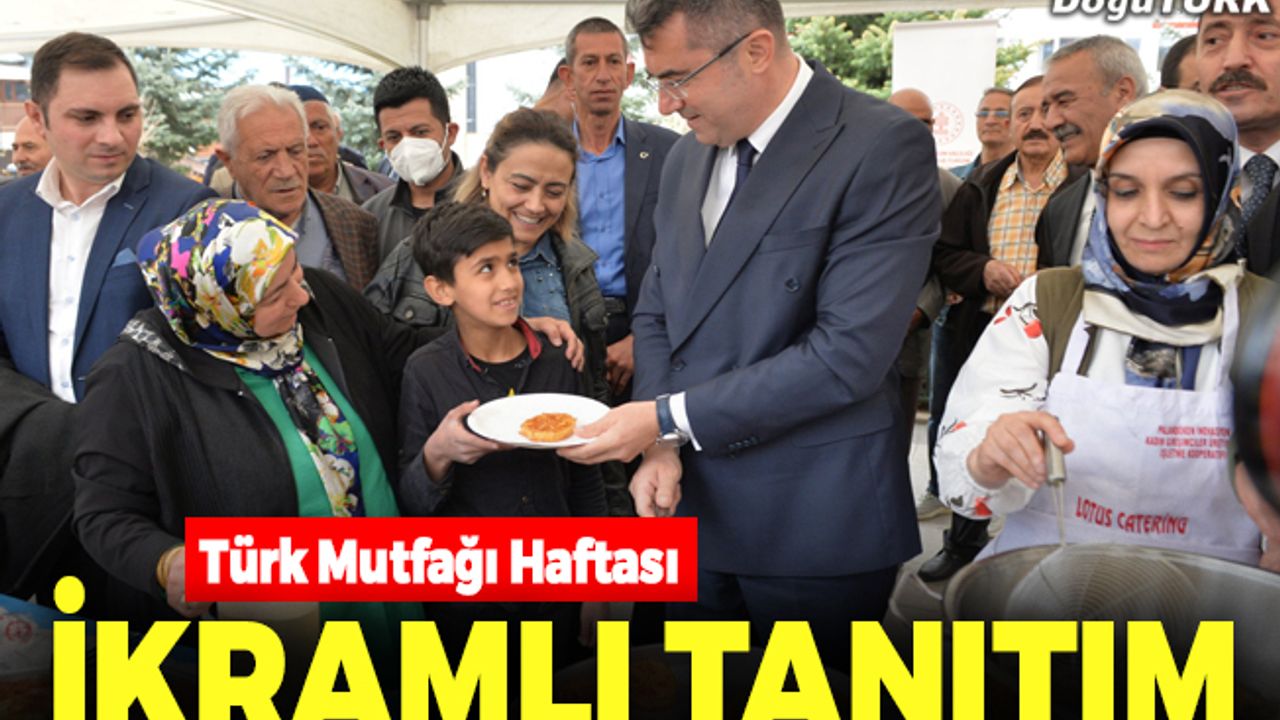 Erzurum'un yöresel lezzetleri "Türk Mutfağı Haftası"nda tanıtıldı