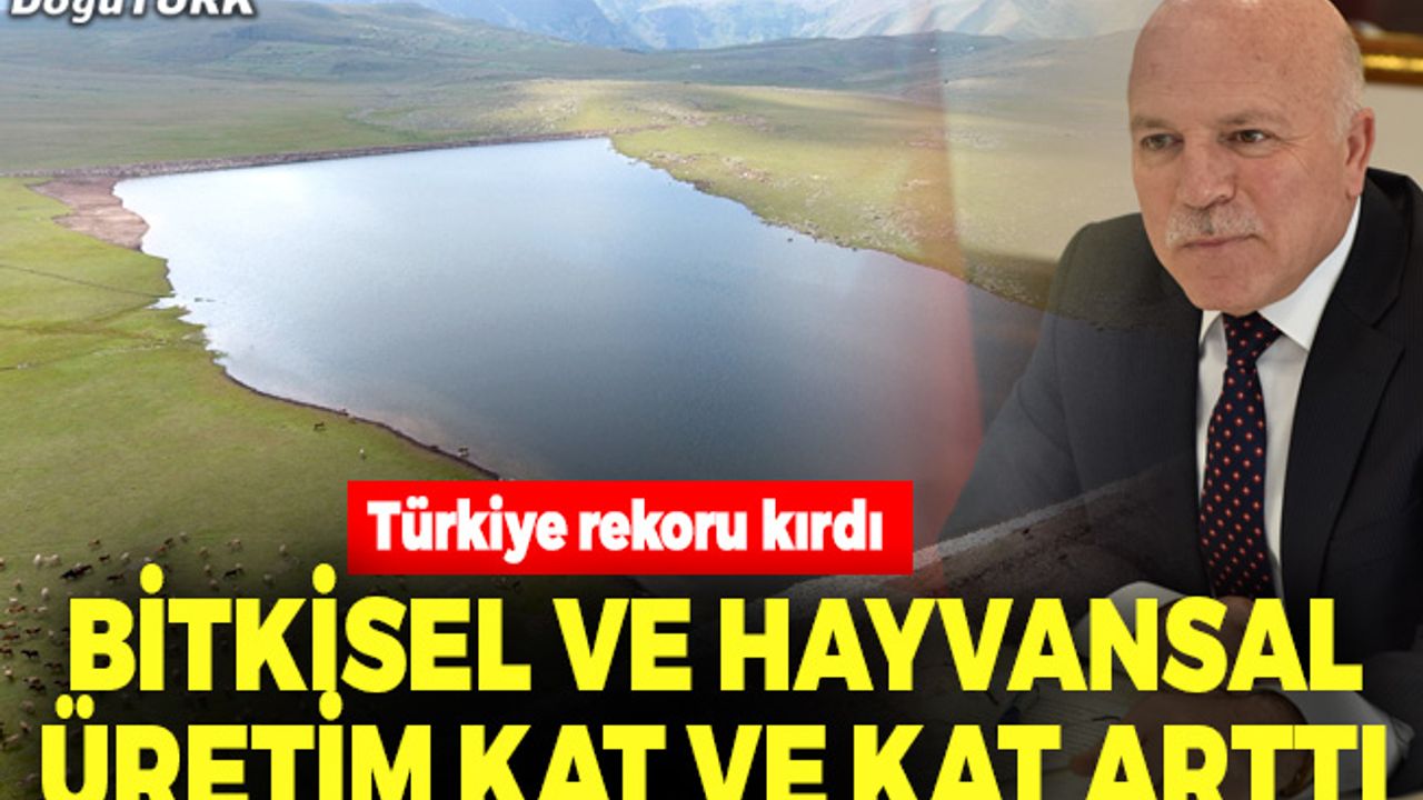 Sekmen: Göletlerimizle birlikte bitkisel ve hayvansal üretim kat ve kat arttı