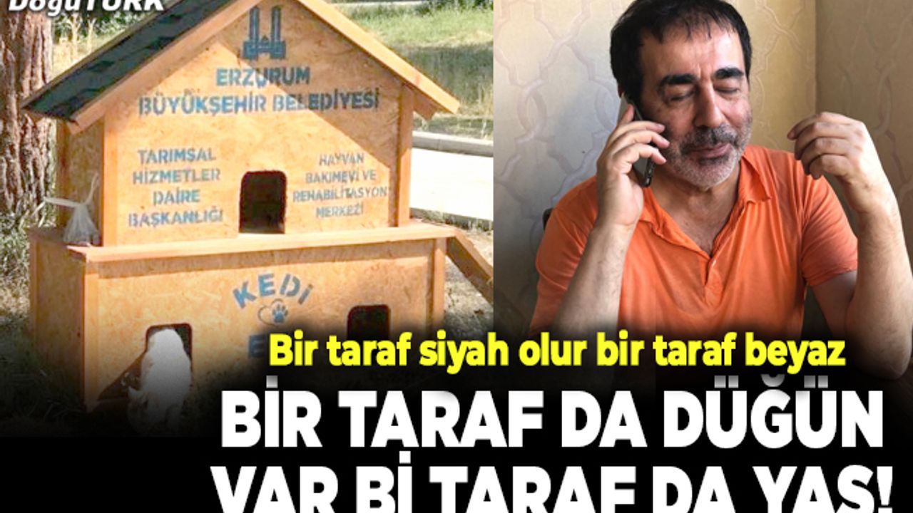 Bir taraf da düğün var bi taraf da yas!
