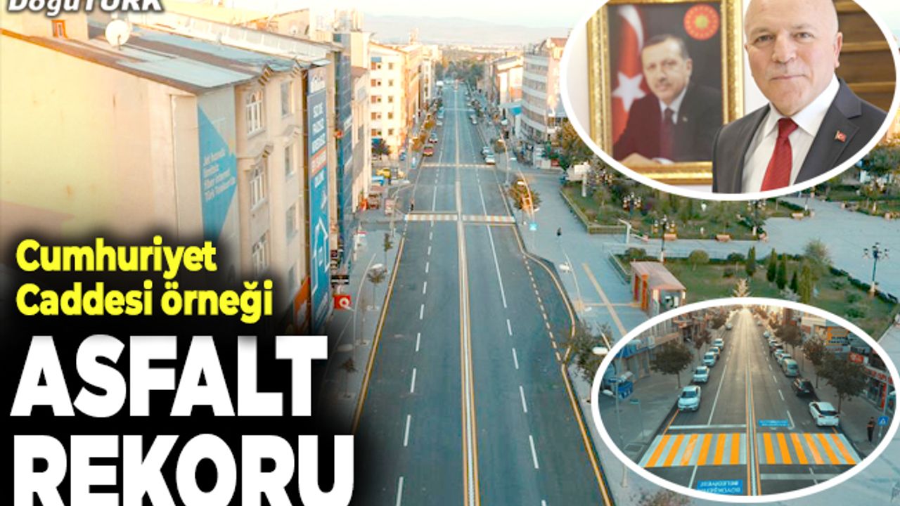 Büyükşehir asfaltta da rekora ulaştı