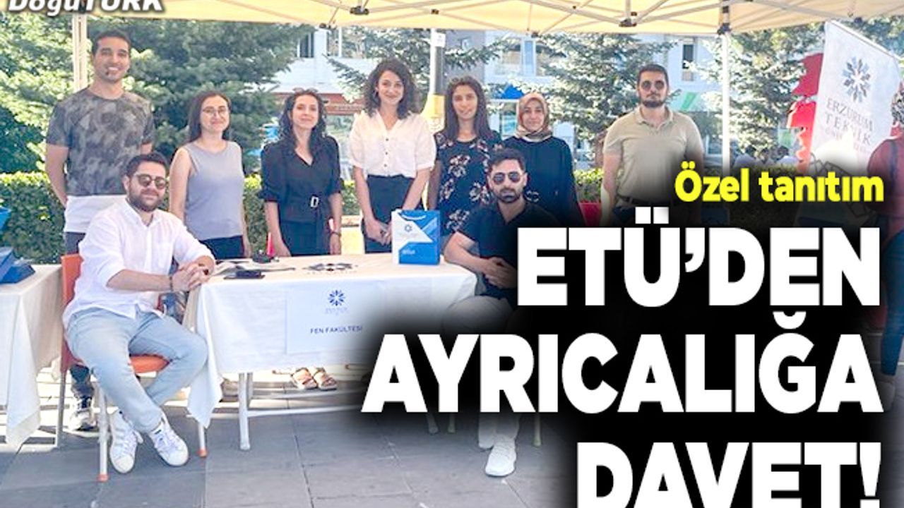 ETÜ tercih günlerinde adaylarla buluşuyor