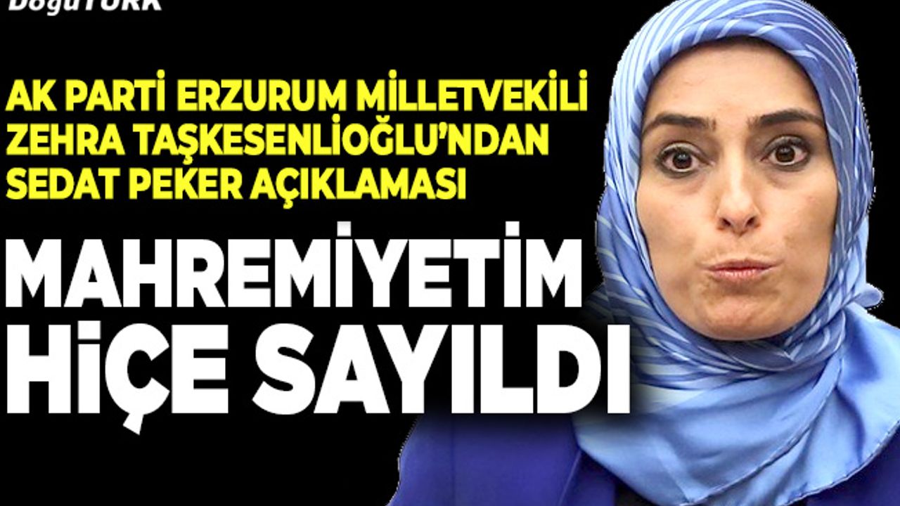 Zehra Taşkesinlioğlu’ndan açıklama: Yargı önünde hesaplaşacağım
