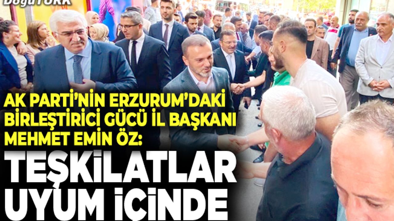 Öz: Ak teşkilatlar olarak halkımızla her an birlikte ve temas halindeyiz