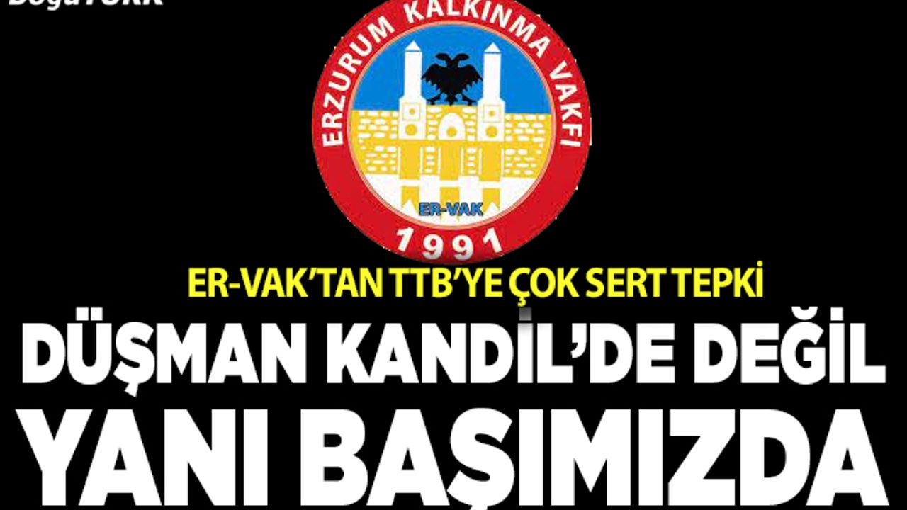 ER-VAK’tan TTB başkanına sert tepki