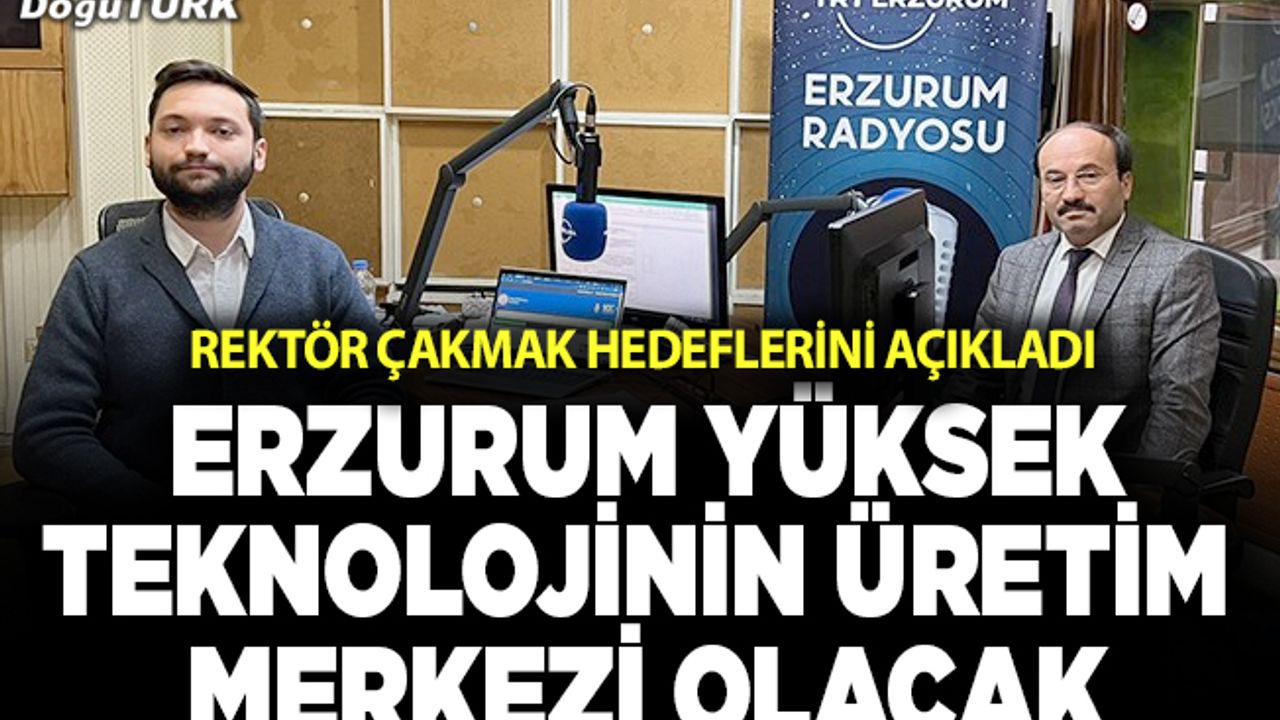Rektör Çakmak, yeni döneme dair açıklamalarda bulundu