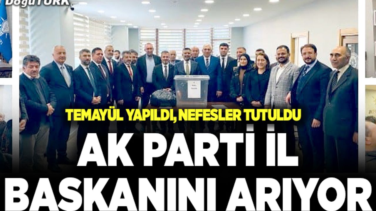 AK Parti İl Başkanını bekliyor