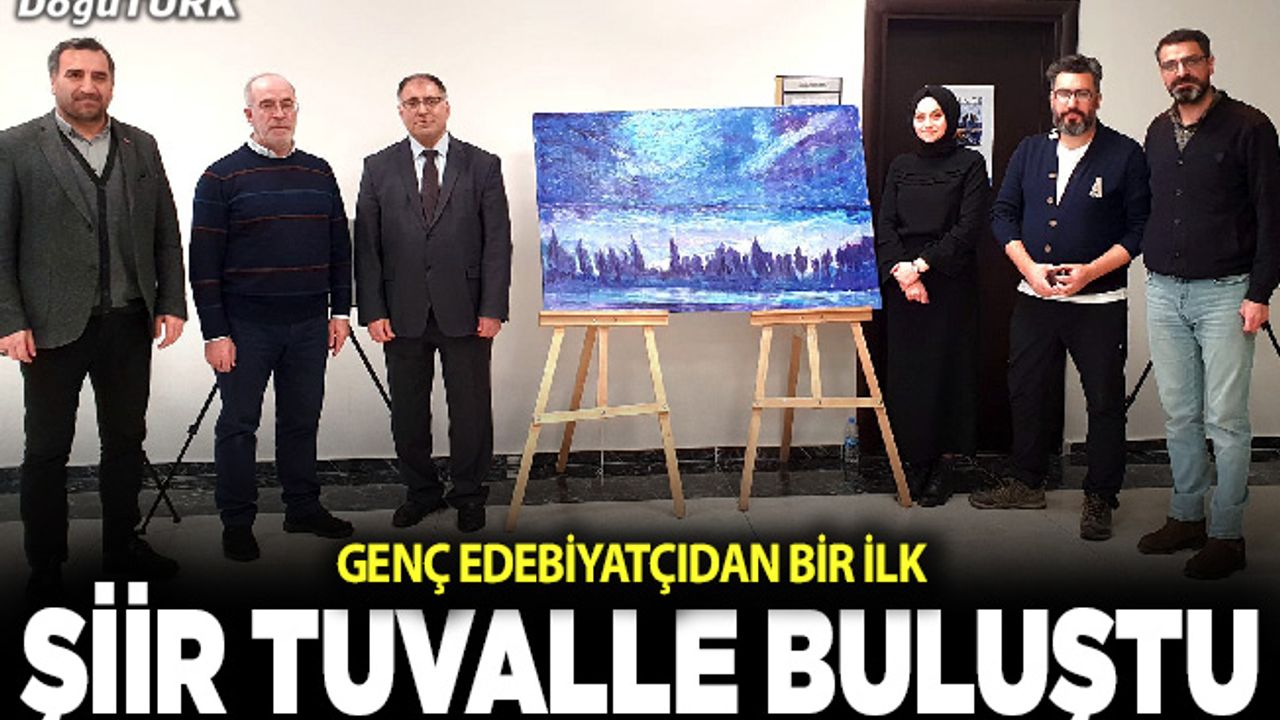 Genç edebiyatçıdan bir ilk; şiiri resimledi