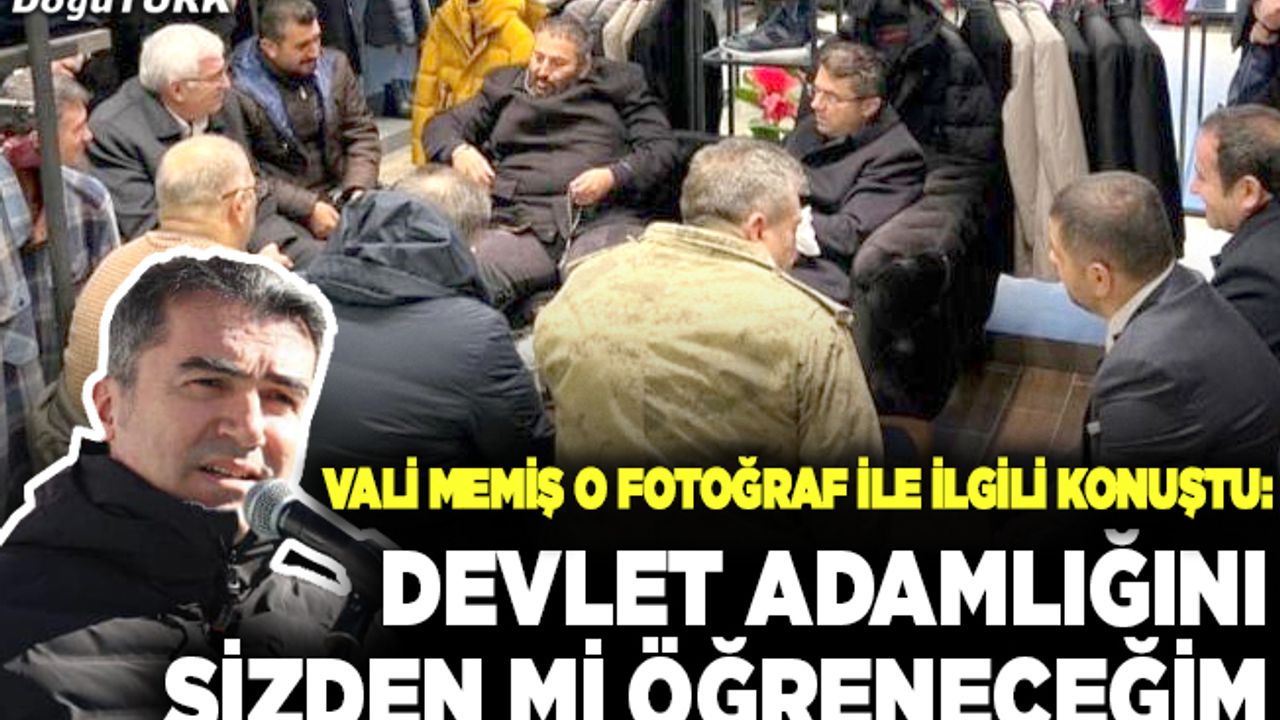Vali Memiş’ten açıklama: Göründüğü gibi değil, moralim bozuldu