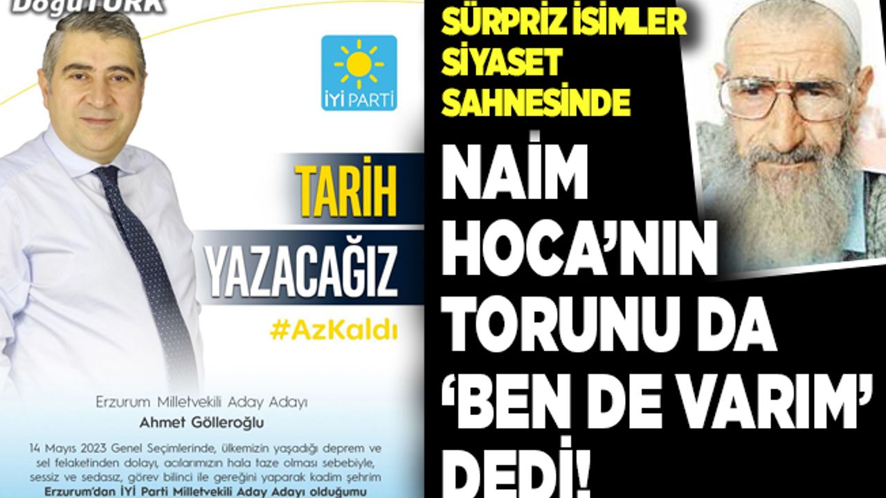 Naim hocanın torunu da ‘Ben de varım’ dedi!