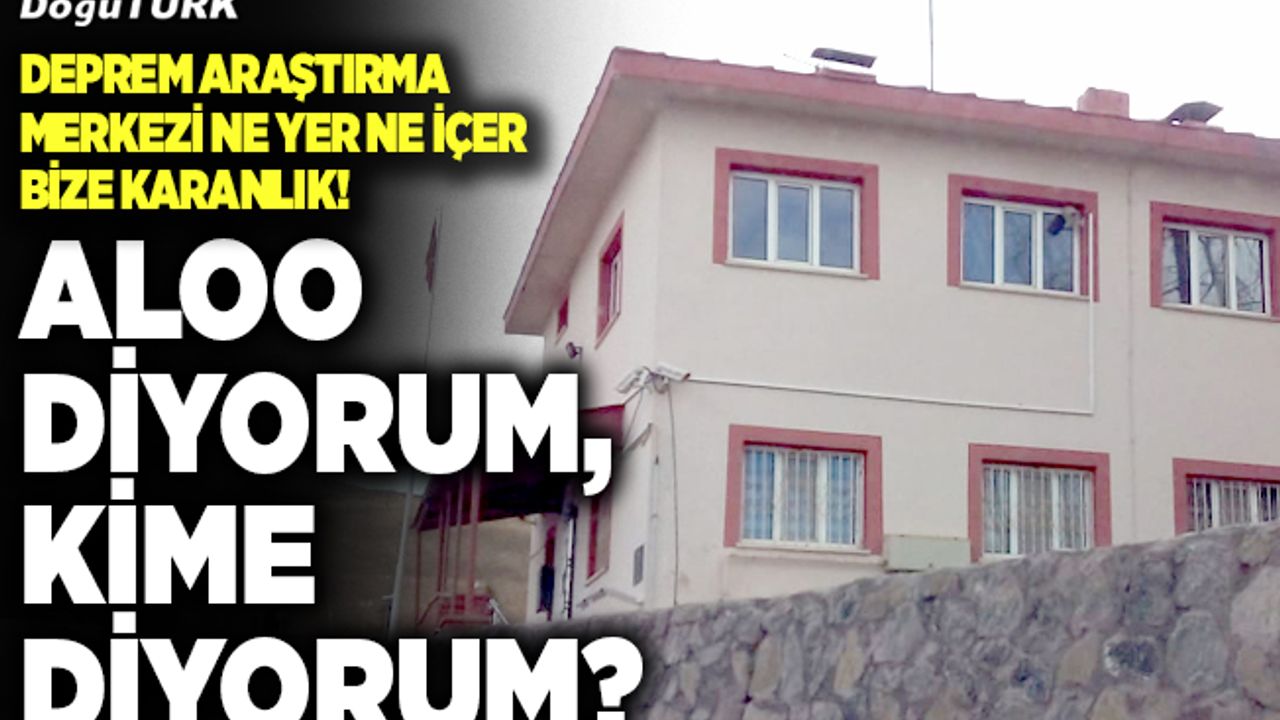 Aloo diyorum, kime diyorum?