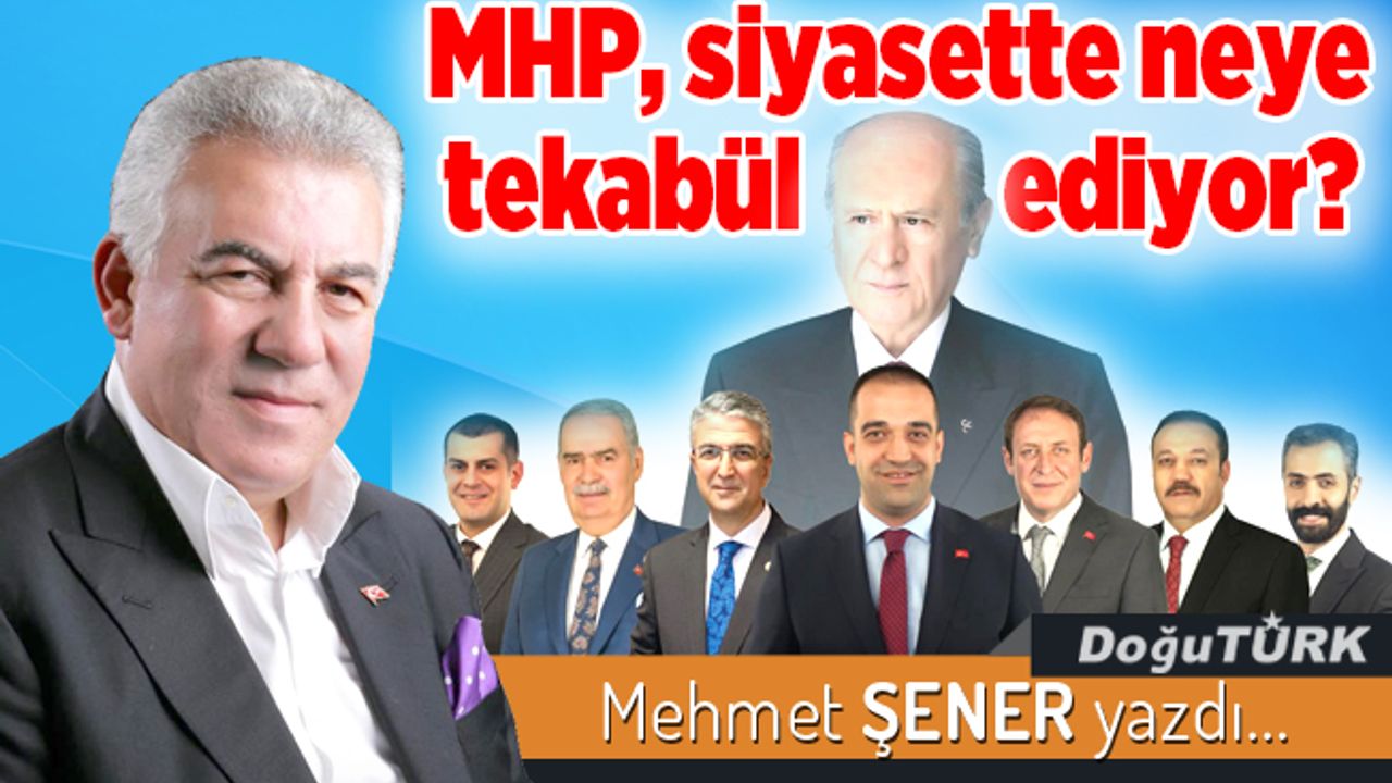 MHP, siyasette neye tekabül ediyor?