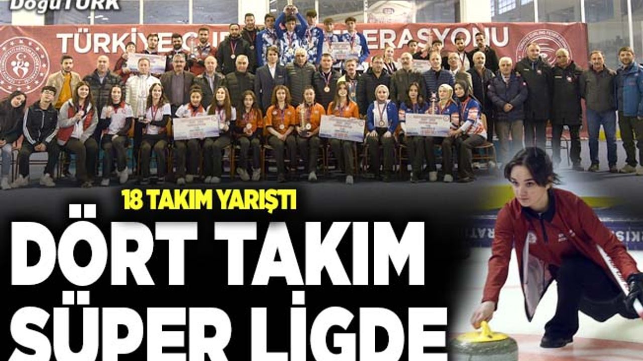 Curlingde dört takım süper ligde