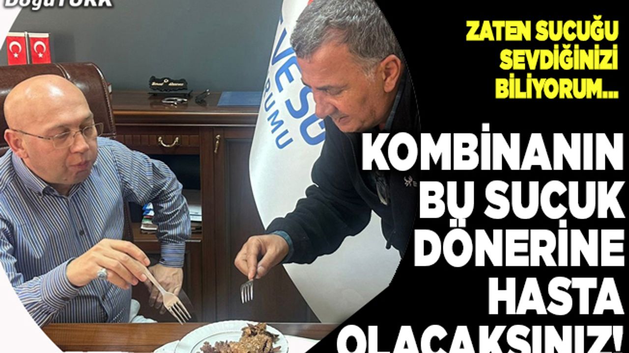 Kombinanın bu sucuk dönerine hasta olacaksınız!