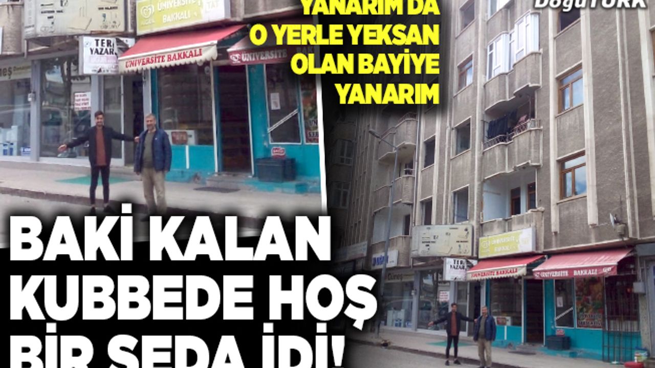 Baki kalan kubbede hoş bir seda idi!
