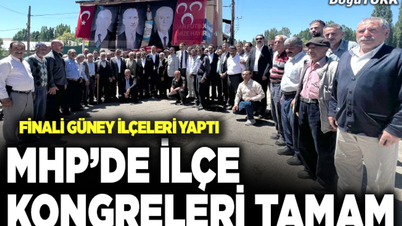MHP kongreleri tamam; 3 ilçe başkanı değişti