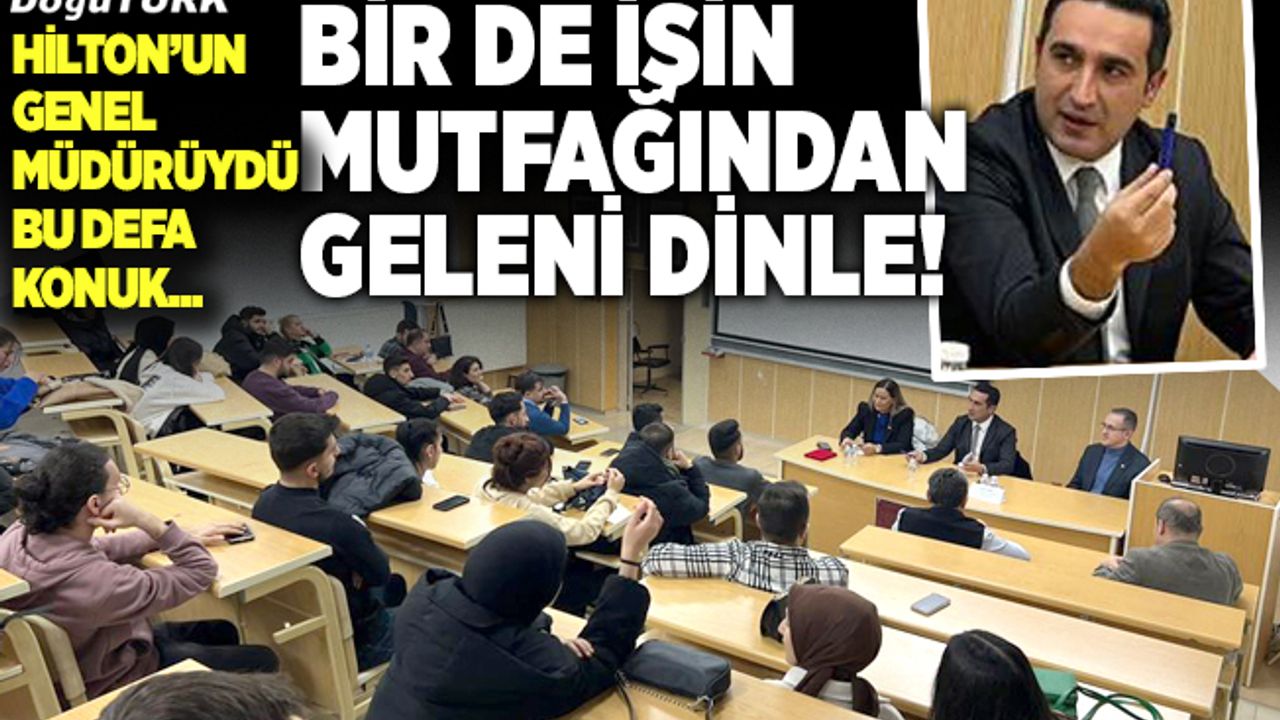 Bir de işin mutfağından geleni dinle!