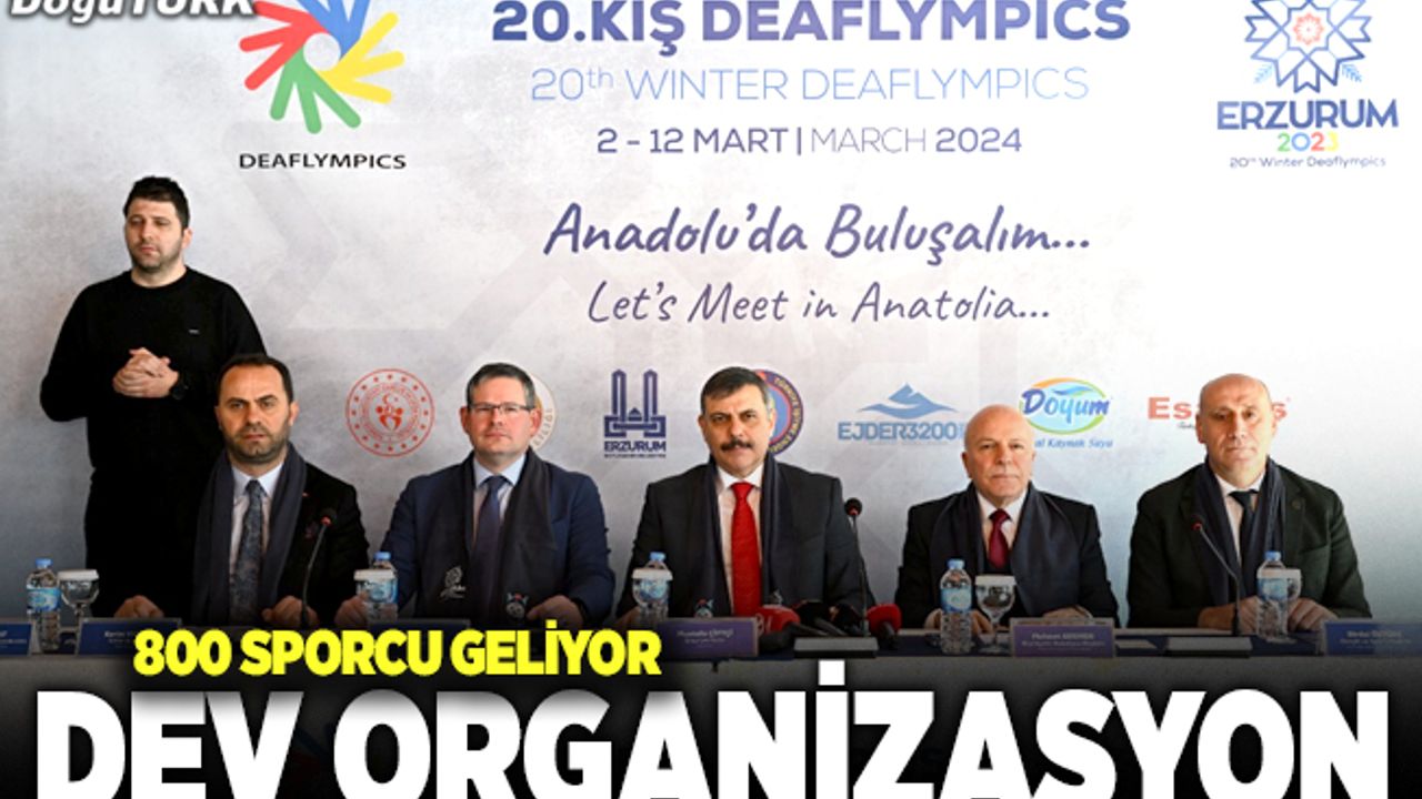 Erzurum’a dev bir organizasyon daha