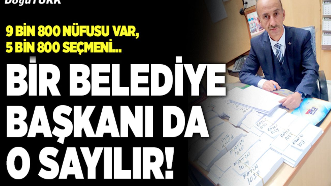 Bir belediye başkanı da o sayılır!