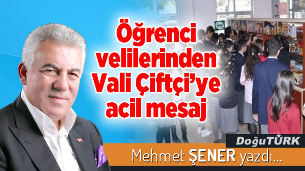 Öğrenci velilerinden Vali Çiftçi’ye acil mesaj