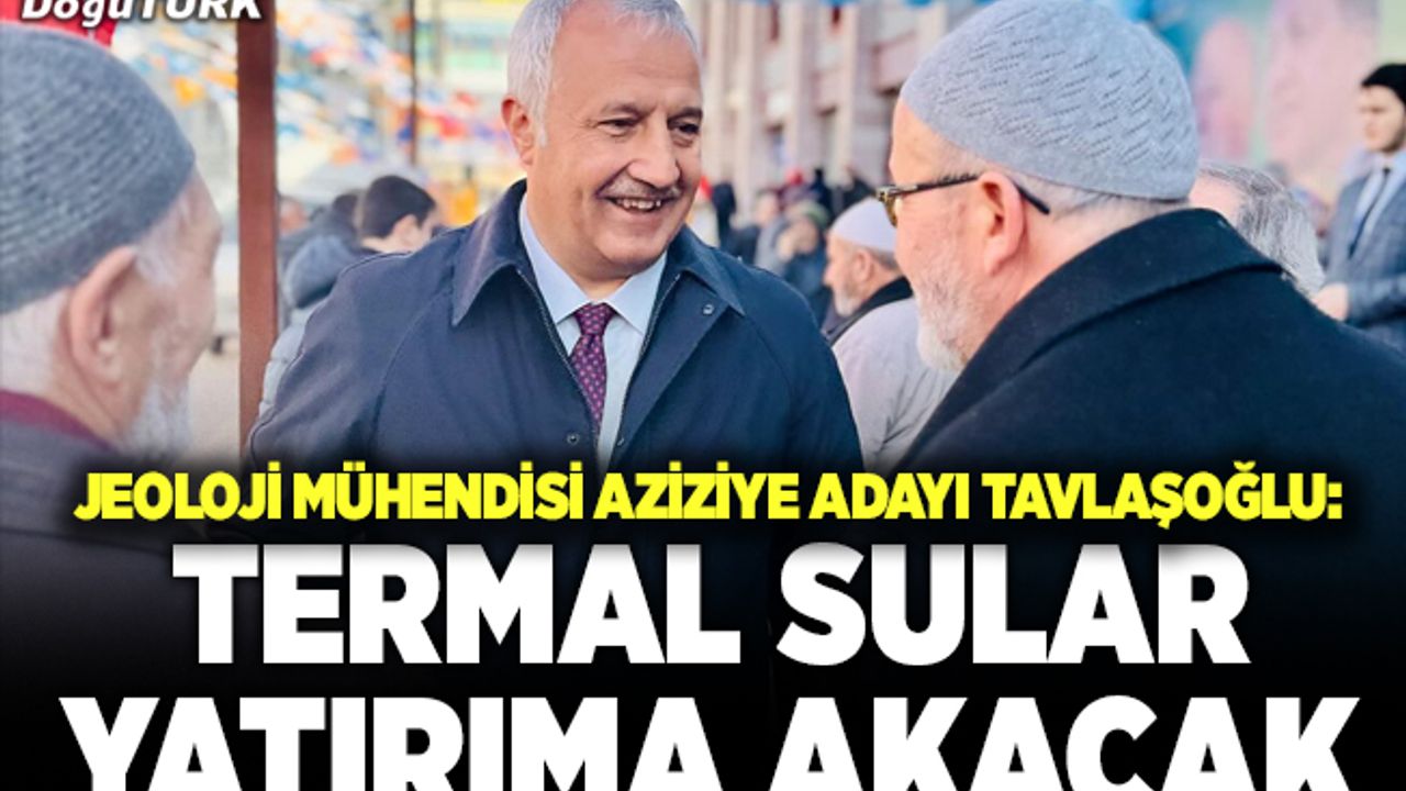 Tavlaşoğlu: Termal turizm yatırımlarına öncelik verilecek