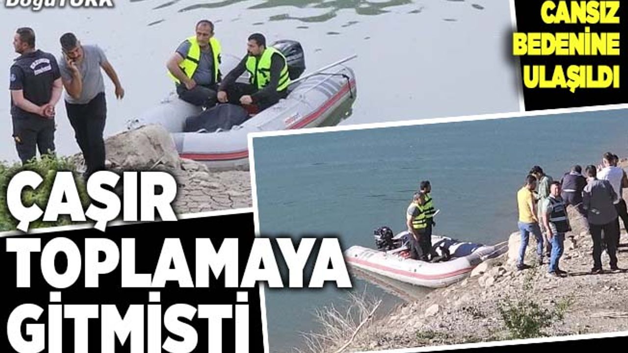 Erzurum’da çaşır toplayan kadın gölde boğuldu!
