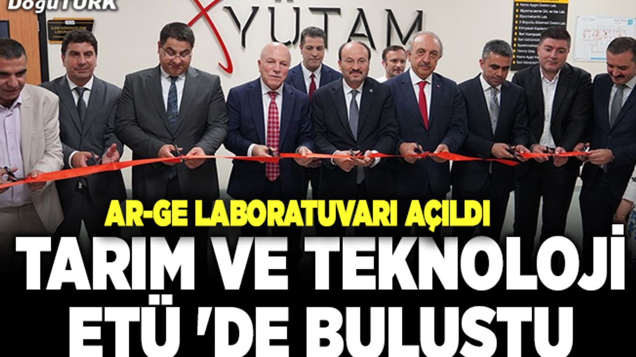 Tarım ve Teknoloji ETÜ 'de buluştu