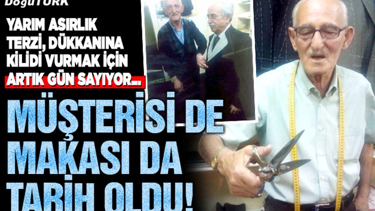 Müşterisi de makası da tarih oldu!