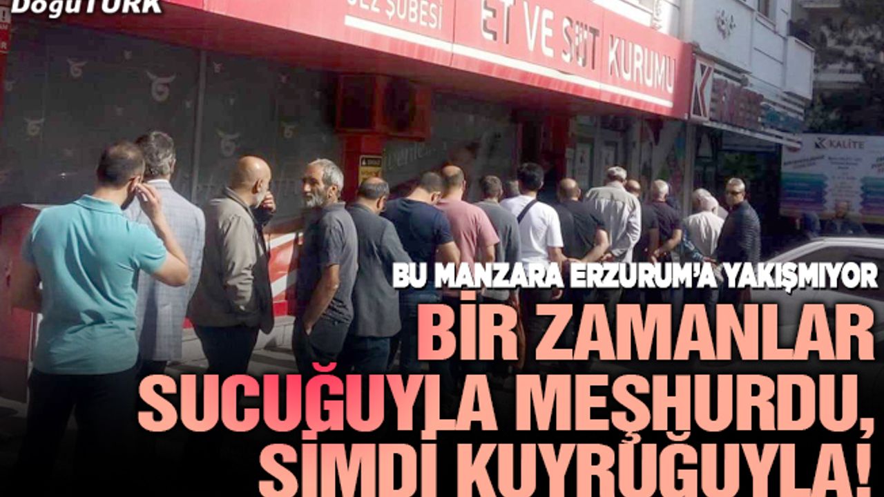 Bir zamanlar sucuğuyla meşhurdu, şimdi kuyruğuyla!