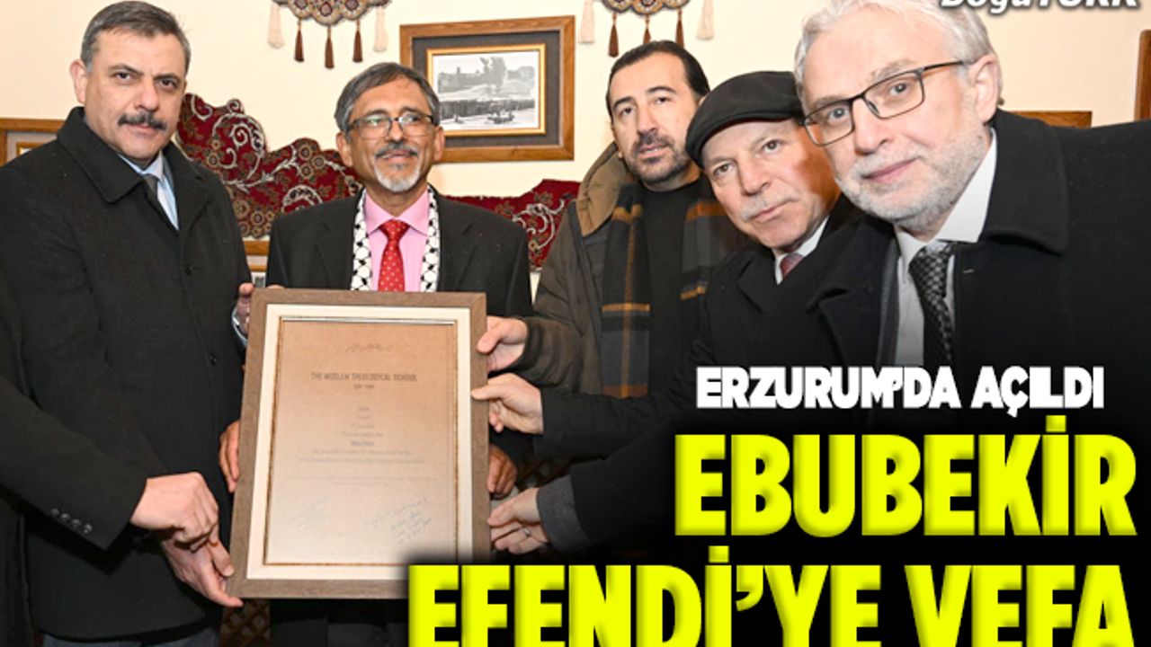 Ebubekir Efendi Dar’ul Huffaz’ının açılışı yapıldı