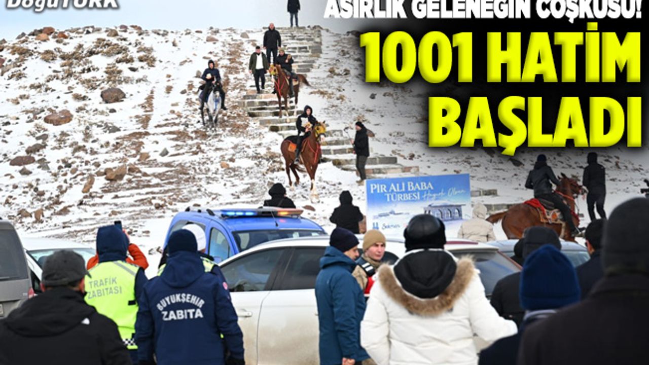 Erzurum’da asırlık geleneğin coşkusu! 1001 Hatim başladı
