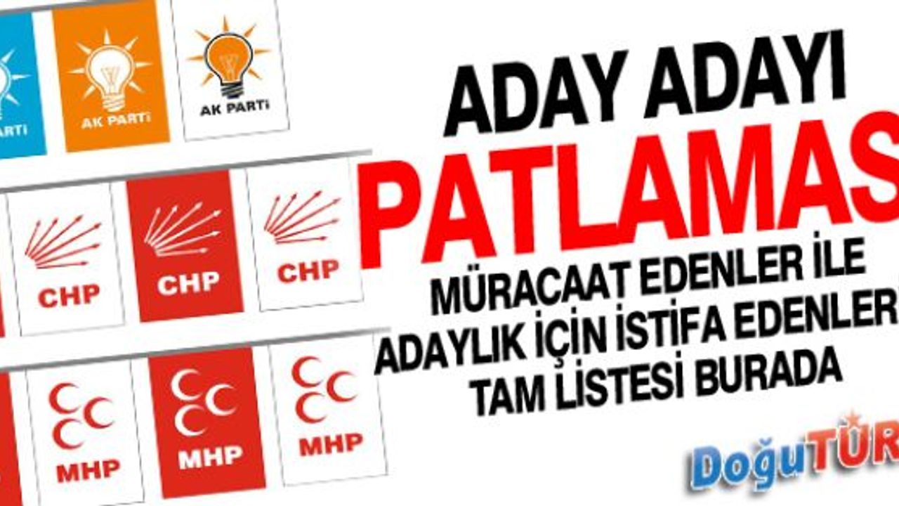 ADAY ADAYLARININ TAM LİSTESİ