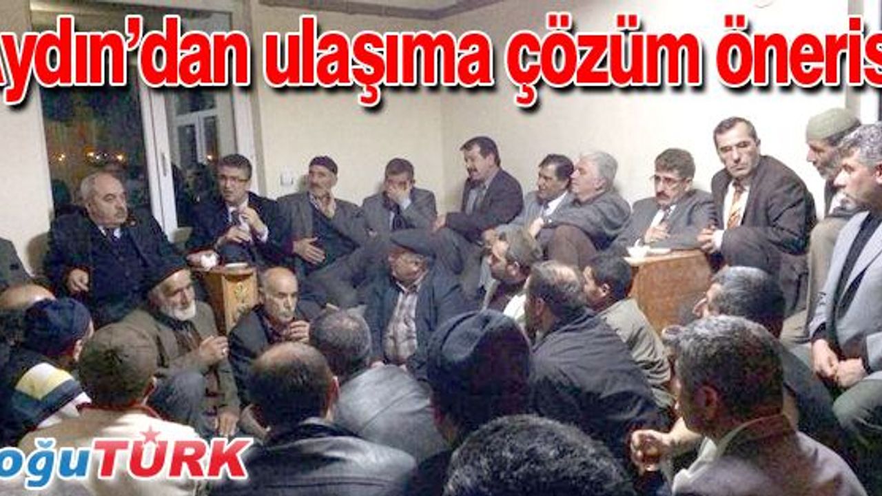 ULAŞIMDAKİ SORUNLARI BİLİYOR, ÇÖZÜM ADIMI ATMIYORLAR