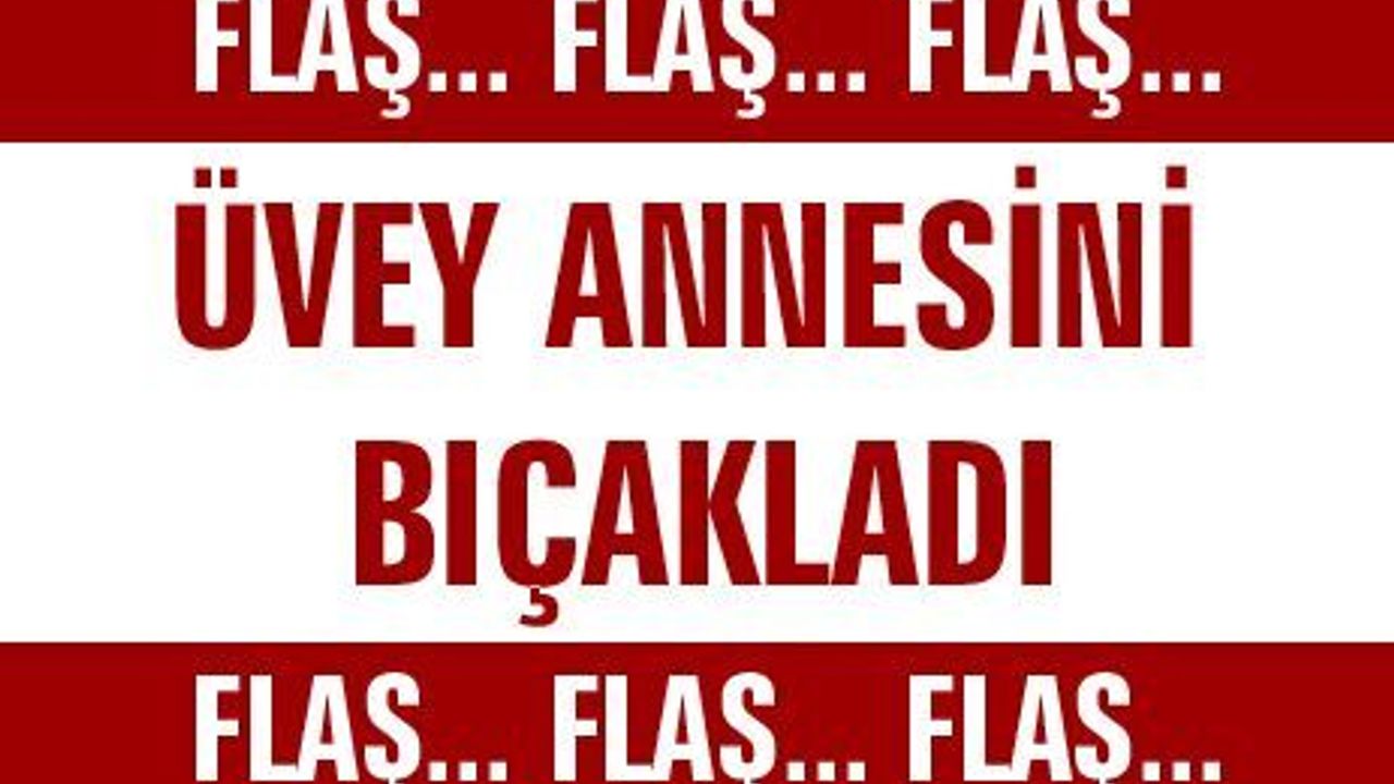 ÜVEY ANNESİNİ BIÇAKLADI - Doğu Türk | Doğu`nun Haber Portalı