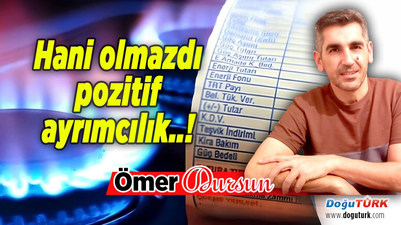 Hani olmazdı pozitif ayrımcılık..!