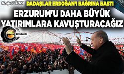 Erdoğan: Erzurum için büyük hayallerimiz var