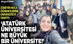 Prof. Dr. Zübeyir Saltuklu öğrencilerine üniversiteyi tanıttı