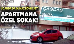 Apartmana özel sokak!