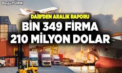 DAİB firmalarından 210 milyon dolarlık ihracat