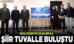 Genç edebiyatçıdan bir ilk; şiiri resimledi